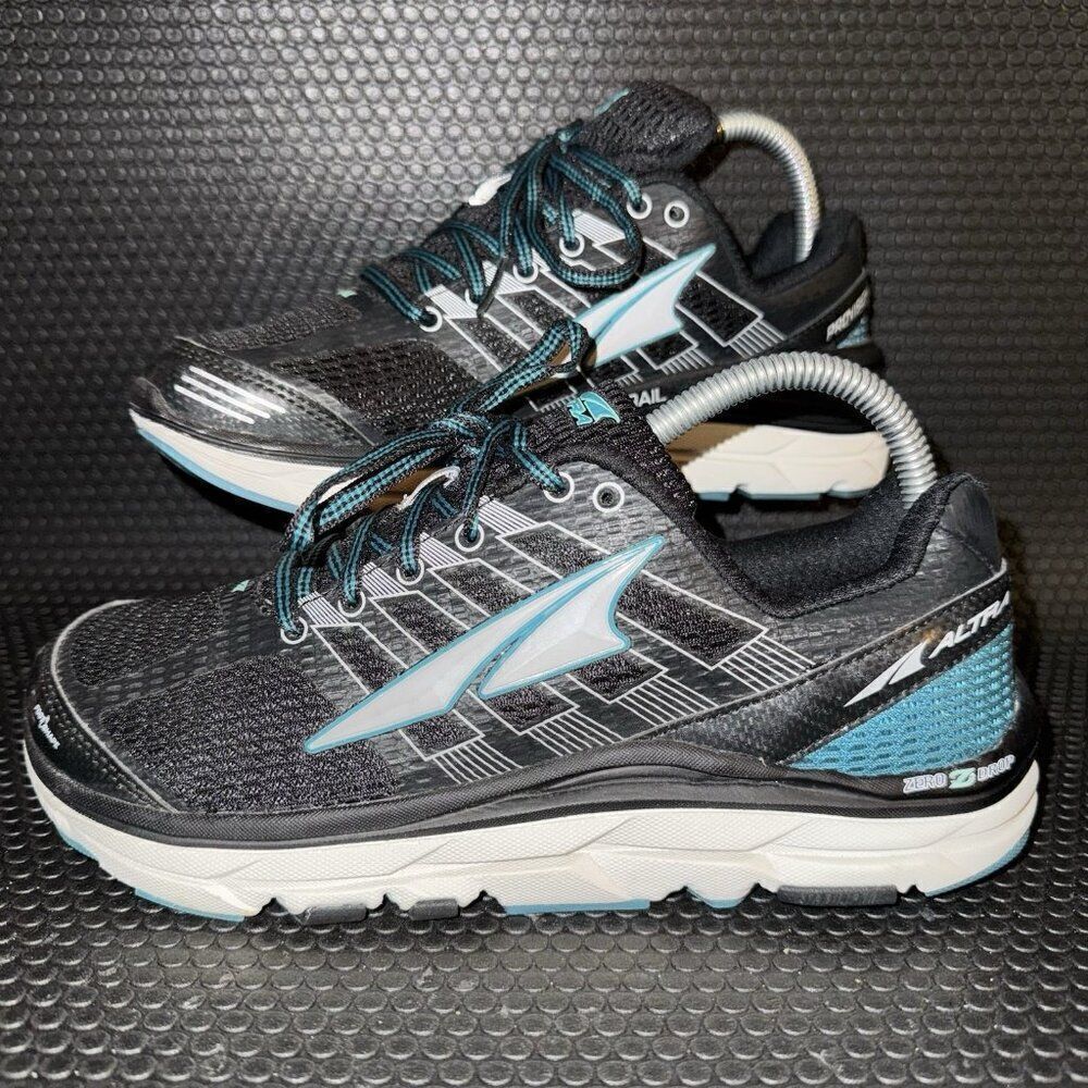 Altra Provision 3.0 Outdoor Running Comfort Shoes Black-Teal Womens Size 7.5